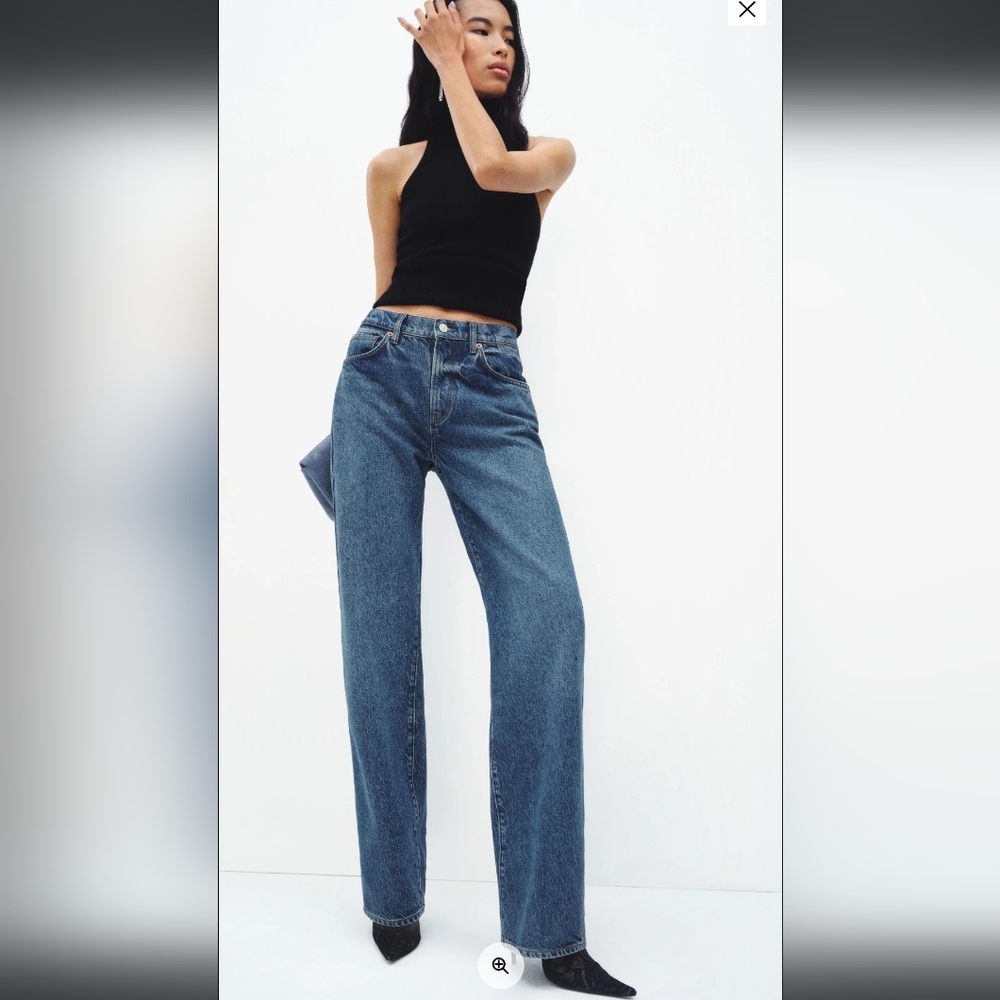 Reformation Val 90s Mid Rise Straight Jeans Size 27